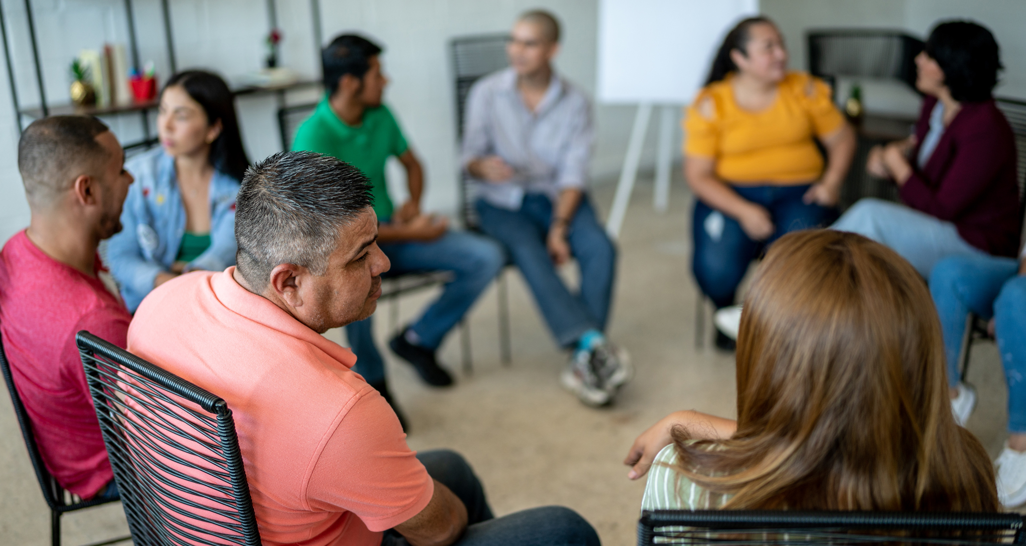 Group therapy session