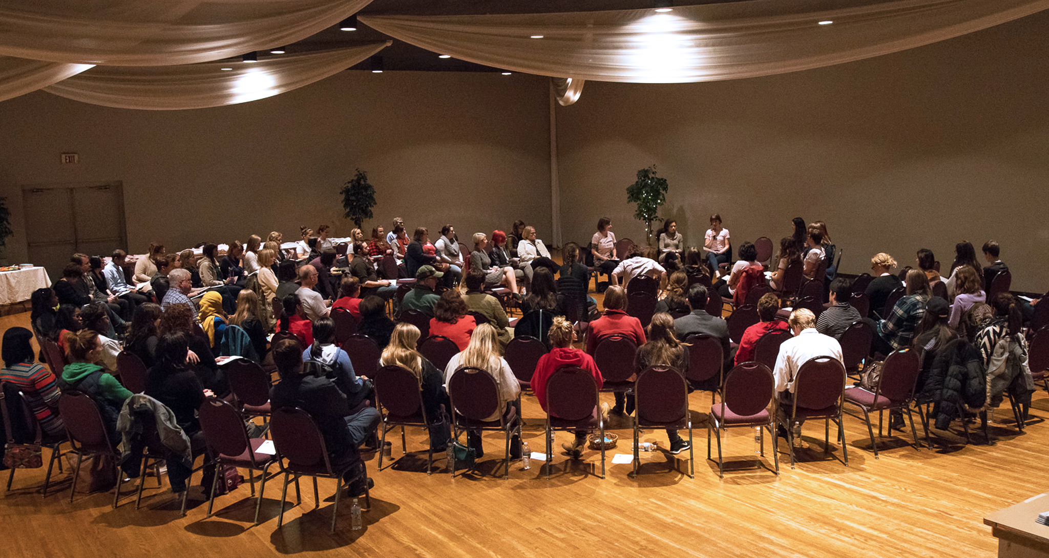 Group of people at a Break the Silence event
