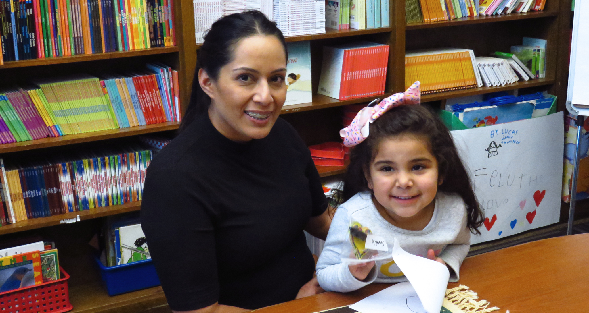 A parent and a child who are involved in Baby Space