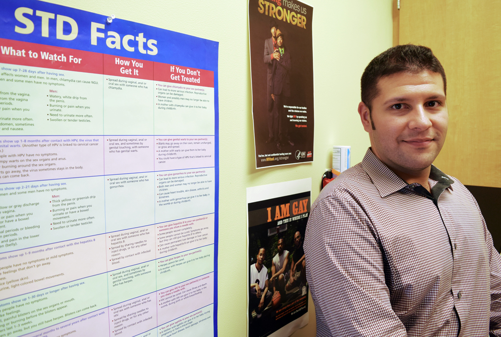 Mark Pineda works at Red Door